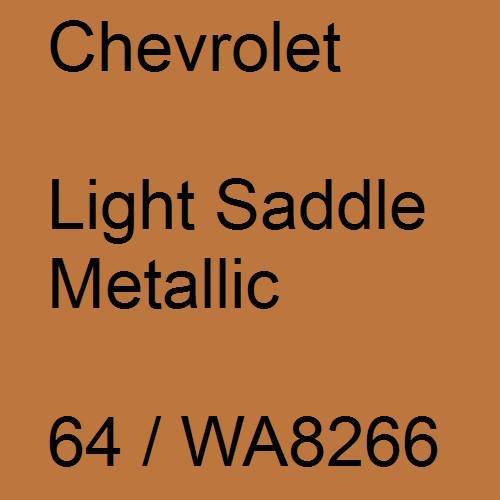 Chevrolet, Light Saddle Metallic, 64 / WA8266.